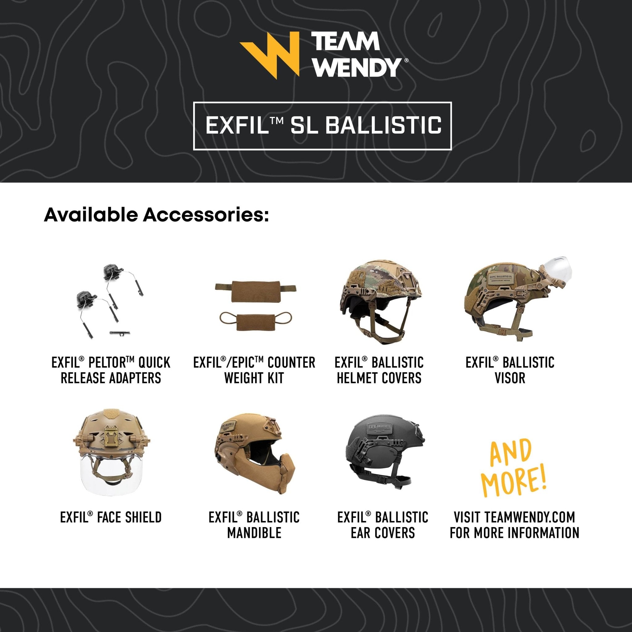 Team Wendy® EXFIL® Ballistic SL Helmet