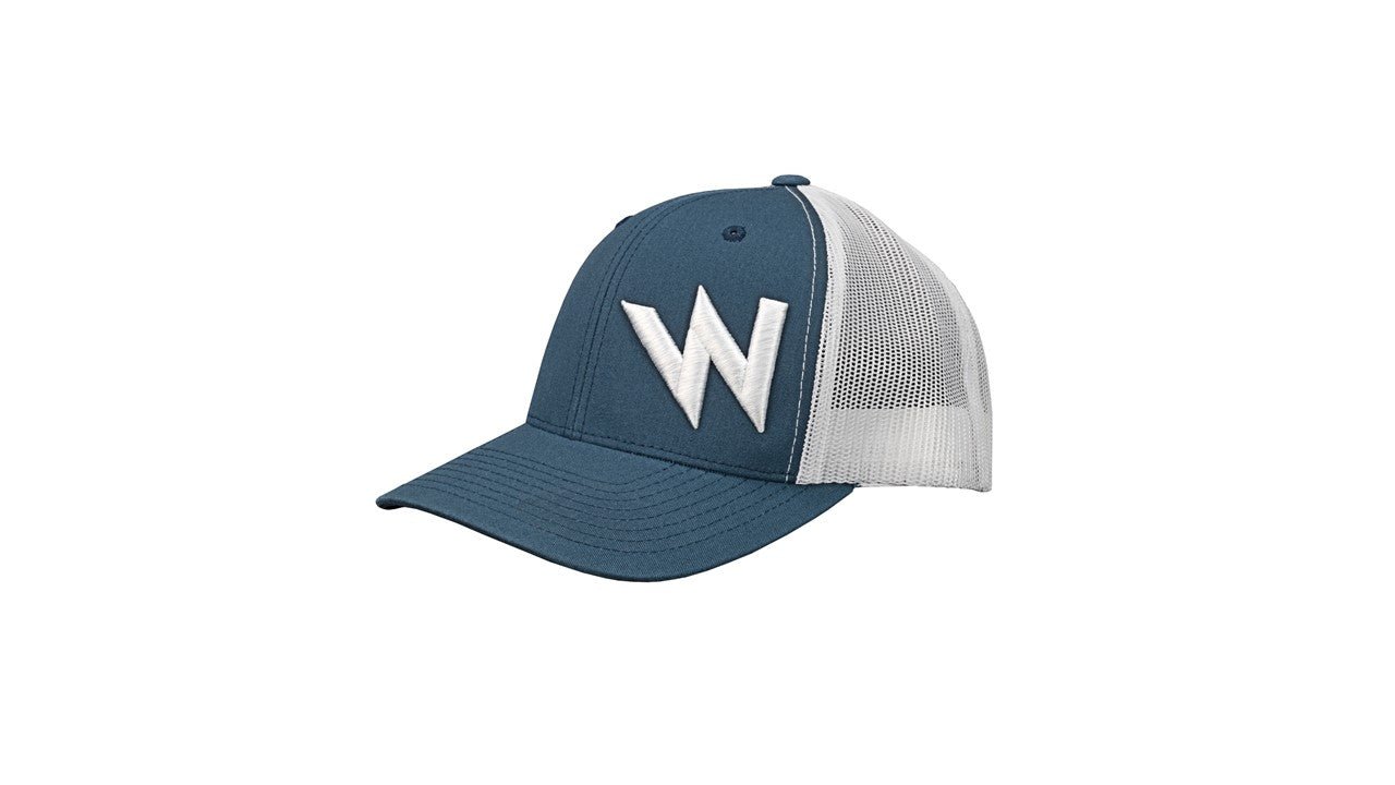 Blue/White W Trucker Hat - Team Wendy