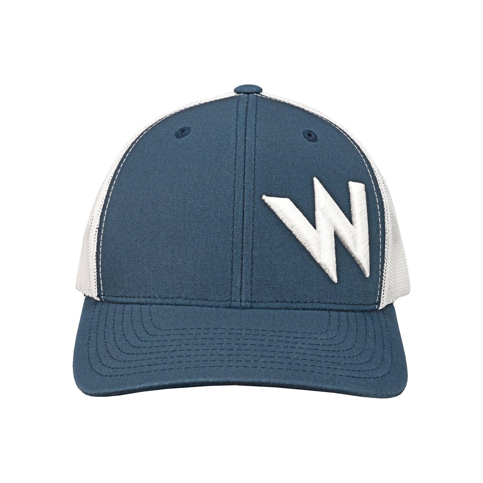 Blue/White W Trucker Hat - Team Wendy