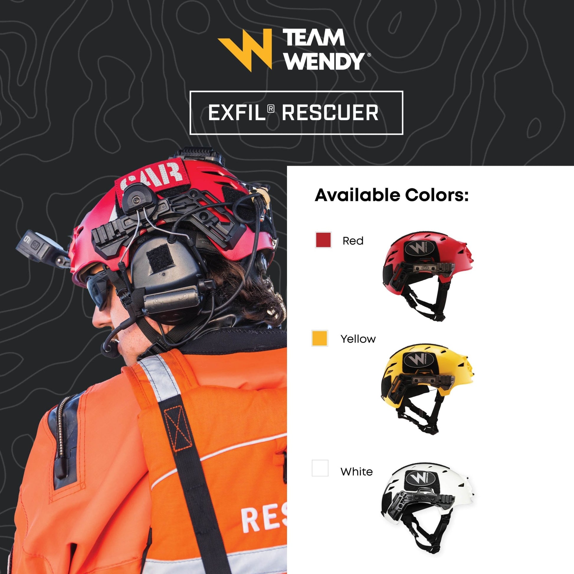 Team Wendy EXFIL Rescuer Helmet Colors