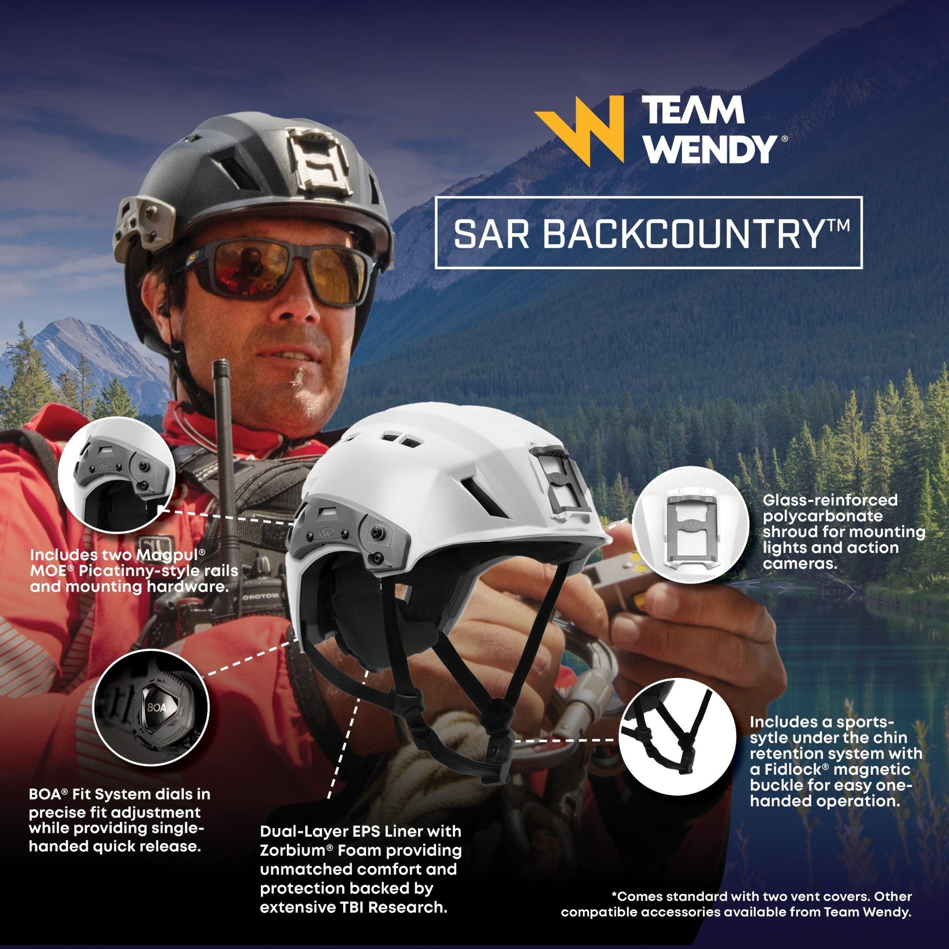 backcountry snowboard helmets Team Wendy EXFIL SAR Backcountry Helmet