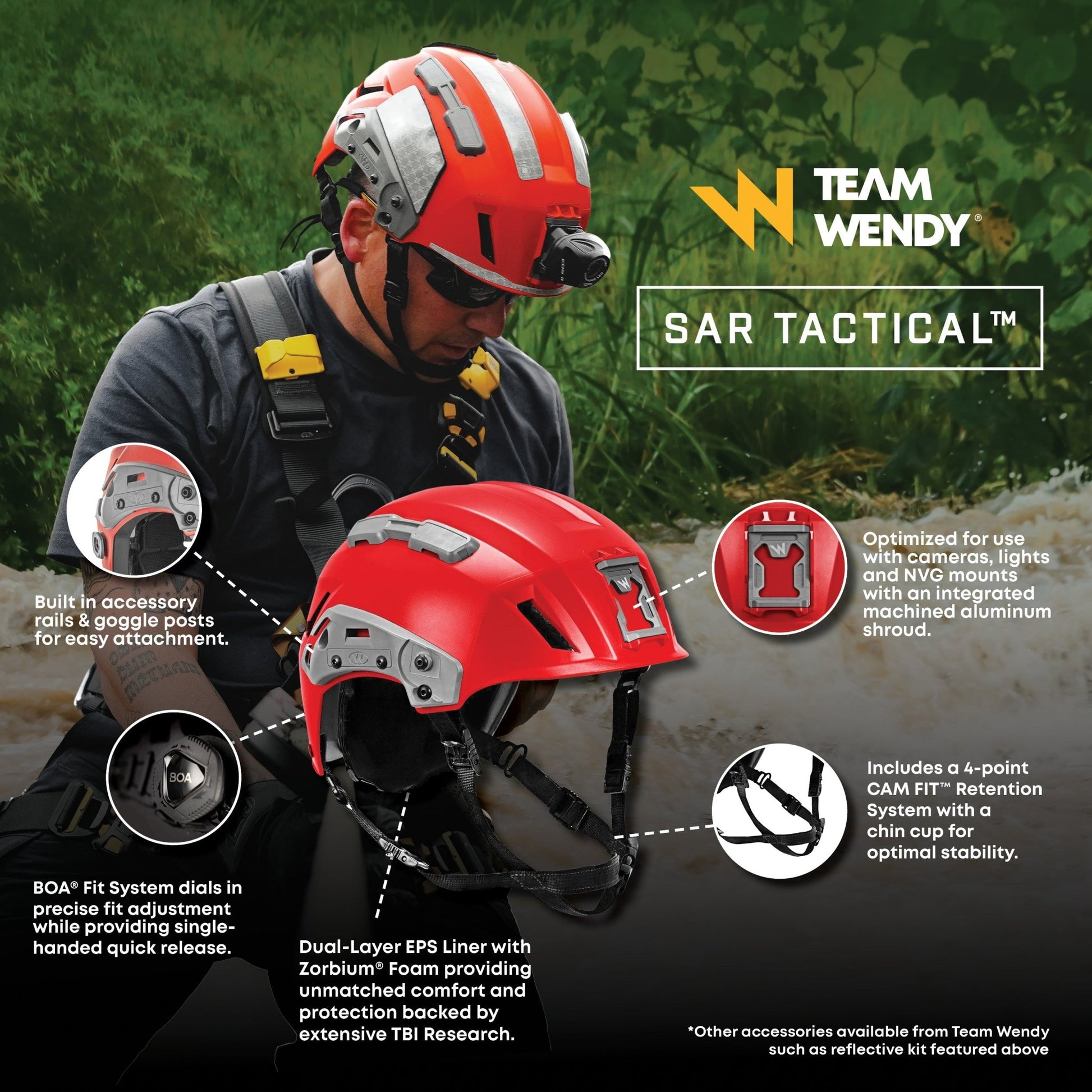 Team Wendy EXFIL SAR Tactical Helmet