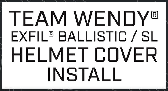 Instruction video on how to install a helmet cover to a Team Wendy EXFIL Ballistic helmet