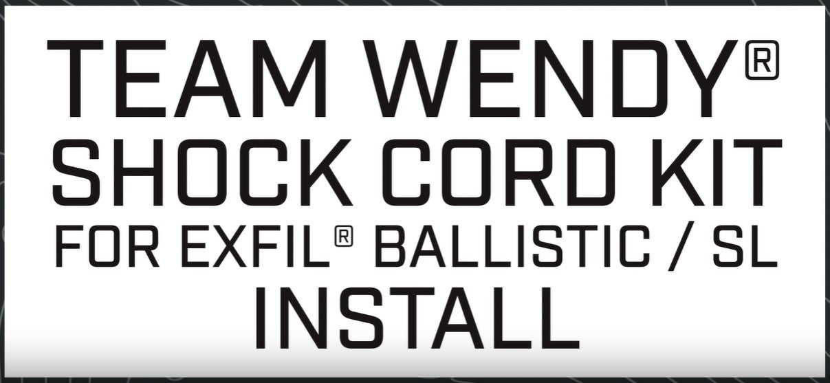 Instruction video on how to install a shock cord to a Team Wendy EXFIL Ballistic helmet