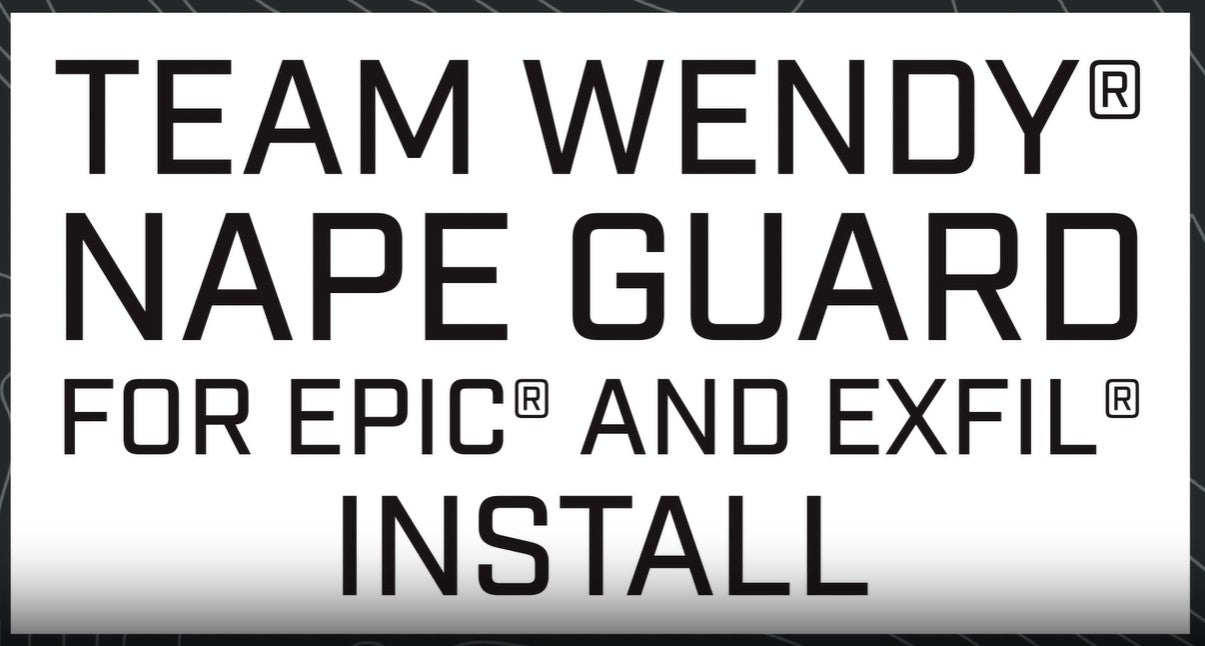 Video detailing how to install a Team Wendy Nape Guard to a ballistic helmet.